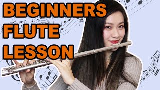 BEGINNERS GUIDE TO FLUTE Your 1st FLUTE LESSON  FLUTECOOKIES TUTORIAL [upl. by Normandy726]