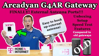 ✅ NEW Gateway with External Antenna Ports  TMobile 5G Home Internet Arcadyan TMOG4AR  Unboxing [upl. by Lexine]