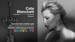 Donostia Awardgiving ceremony for Cate Blanchett 2024 [upl. by Dan646]