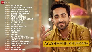 24 Hit songs Of Ayushmann Khurrana  Nazm Nazm Naina Da Kya Kasoor Dil Ka Telephone [upl. by Tormoria]