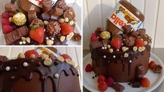 Recept voor een Chocolade Droom Taart boordevol chocolade  Bakken met Bastaart [upl. by Otrebmuh540]