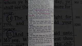 Exodus 1414 KJV bibileversetoday bibleverse bibileverse [upl. by Kire292]