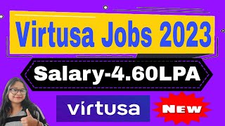 Virtusa Jobs for Freshers 2023 2024 Freshers Hiring Drive Apply Today [upl. by Edy520]