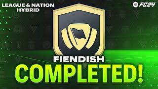 Fiendish SBC Completed  League amp Nation Hybrid  Tips amp Cheap Method  EAFC 24 [upl. by Quinlan]