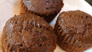 Chocolate Zucchini Muffins Recipe fr Chocolate Covered Katie [upl. by Harsho]