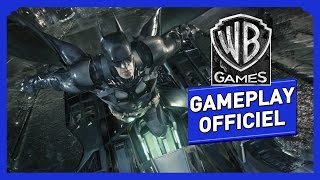 Batman Arkham Knight  Gameplay Officiel du Mode quotBataillequot de la Batmobile [upl. by Flodur]