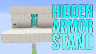 Minecraft 18 Redstone Tutorial  Hidden Armor Stand [upl. by Aciretahs269]