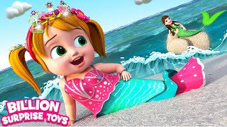 Mermaid Discovery 🌊 Fun Beach Story with Dolly and Baby Zay Magical Beach Adventure [upl. by Tait]