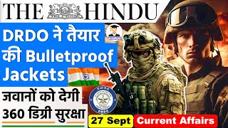 27 September 2024  The Hindu Newspaper Analysis  27 September Current Affairs  Editorial Analysis [upl. by Aneehsar20]