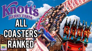 2024 UPDATE Every Coaster Ranked at Knott’s Berry Farm [upl. by Kiryt]