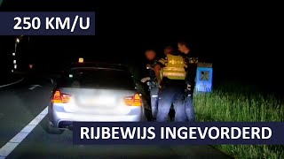 Politie  250 KMU  Rijbewijs ingevorderd  Dienst INFRA [upl. by Mattland]