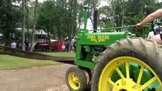 Straight piped John Deere A bogging [upl. by Prissie]