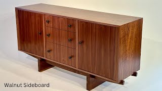 Build a Modern Sideboard  Walnut Buffet [upl. by Almira]