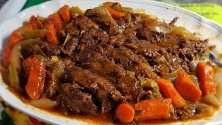 5 STAR POT ROAST RECIPE  How to make an easy pot roast  Step by Step ❤ [upl. by Purdum329]