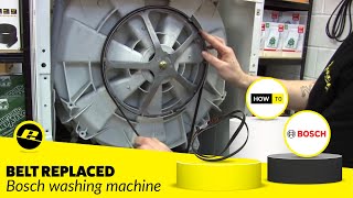 How to Replace the Belt on a Bosch Washing Machine [upl. by Bevis]