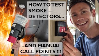 How To Test A Fire Alarm System On A Superyacht Using A Solo Smoke Detector Tester [upl. by Slavic245]