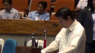 Roilo Golez privilege speech supporting West Philippine Sea claim vs China 23 Jan 2013 [upl. by Aliakim]