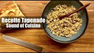 Comment faire une tapenade maison  Recette ASMR Cooking Sound amp Triggers [upl. by Elephus]