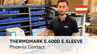 Schnelle Schrumpfschlauchbedruckung und aufbringung mit dem THERMOMARK ESERIES ESLEEVE [upl. by Darken]