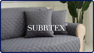 Reversible Quilted Sofa Slipcover  Subrtex [upl. by Ayaros]