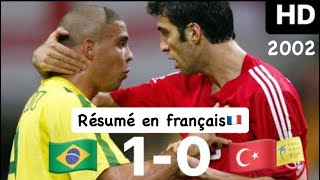 Brésil 10 Turquie Résumé HD en Français 🇫🇷 TF1 12 Finale Coupe Du Monde 2002 [upl. by Ogren]