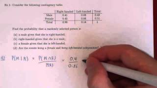 Conditional Probability  Example 1 [upl. by Haydon696]