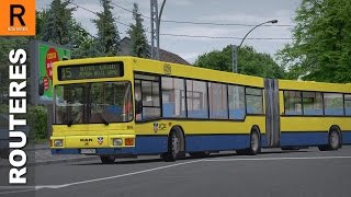 OMSI 2  Belgrade  Line 15 Zemun Novi Grad  Zeleni Venac [upl. by Bez]