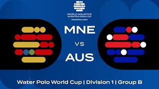 LIVE  Montenegro vs Australia  Water Polo World Cup 2023  Group B [upl. by Anytsyrk756]