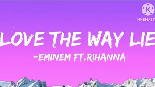 Eminem Love the way you lie ftRihanna lyrics [upl. by Charlotte564]