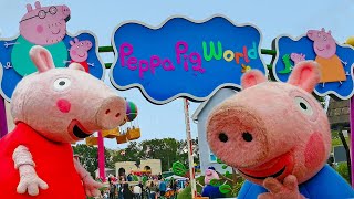 PEPPA PIG WORLD  Paultons Park New Rides amp Attractions [upl. by Fayette264]