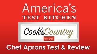 Bragard USA  Americas Test Kitchen  Cooks Country  Chef Aprons Test amp Review [upl. by Ahseryt]