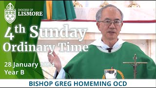 Catholic Mass Today Fourth Sunday Ordinary Time 28 Jan 2024 Bishop Greg Homeming Lismore Australia [upl. by Yellehs]