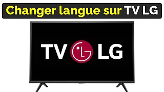 Comment changer la langue sur une TELE LG [upl. by Lashonde]