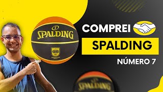 BOLA DE BASQUETE SPALDING TF50 TAMANHO 7 VALE APENA COMPRAR NO MERCADO LIVRE [upl. by Hagile]