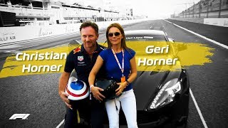 Christian Horners Spicy Lap With Geri Horner  Pirelli Hot Laps [upl. by Zavras]