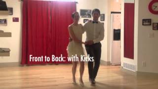 Learn to Swing Dance Lindy Hop  Level 1 Lesson 5 Charleston  Lindy Ladder  Shauna Marble [upl. by Ratcliffe]