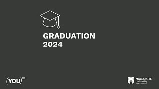 Macquarie Graduation  2 October 2024 at 230pm [upl. by Eniamrehc]