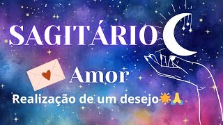 SAGITÁRIO 💌 A ESPIRITUALIDADE OUVIU SEU PEDIDO🌟🥂💘😍 [upl. by Willet902]