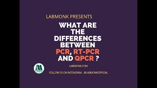 What are the differences between PCR RTPCR and qPCR l Learn with Labmonk l Part  6 [upl. by Airlee]