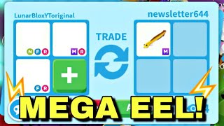 😱🐠OMG THEY OFFERED ME A NEW MEGA EEL FOR MY AMAZING PETS ADOPT ME TRADING 2023 adoptmetrades [upl. by Etnom]