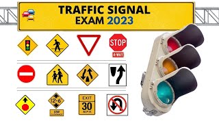 Written Test Study Guide for 2023Traffic signal rules in USA [upl. by Ranson208]