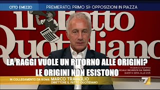 Premierato Travaglio La Meloni Chiu pilu pi tutti Tensione tra la Gruber e Sechi [upl. by Niliak]