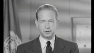 Dag Hammarskjöld speaks about human rights 1953 [upl. by Mel181]