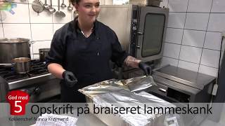 Braiseret lammeskank Restaurant Olive i Århus [upl. by Sloatman]