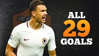 Edin Dzeko ● All 29 Goals in Serie A ● 201617｜AS Roma｜HD [upl. by Netaf922]