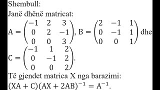 Detyra 5  Matematikë Matrica [upl. by Leanora952]