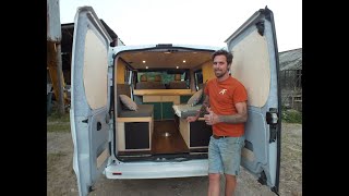 Vauxhall Vivaro camper conversion by Ally Fraser Wood Works [upl. by Leacock500]