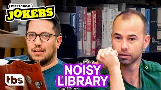 Sal vs Murr in a College Library Challenge Clip  Impractical Jokers  TBS [upl. by Adnolor114]