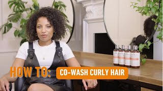 How to CoWash Curly Hair [upl. by Assadah720]