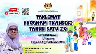 Taklimat Program Transisi Tahun Satu 20 [upl. by Essila]